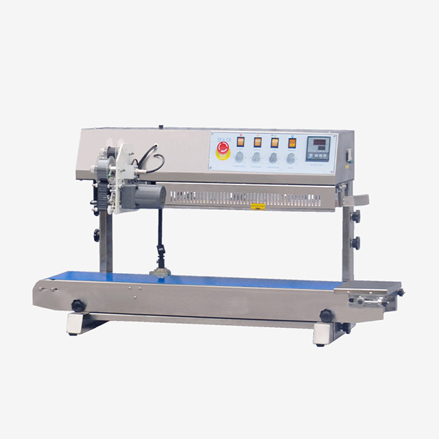 Vertical Continuous Band Sealing Machine with Color Ribbon FRS-1010II