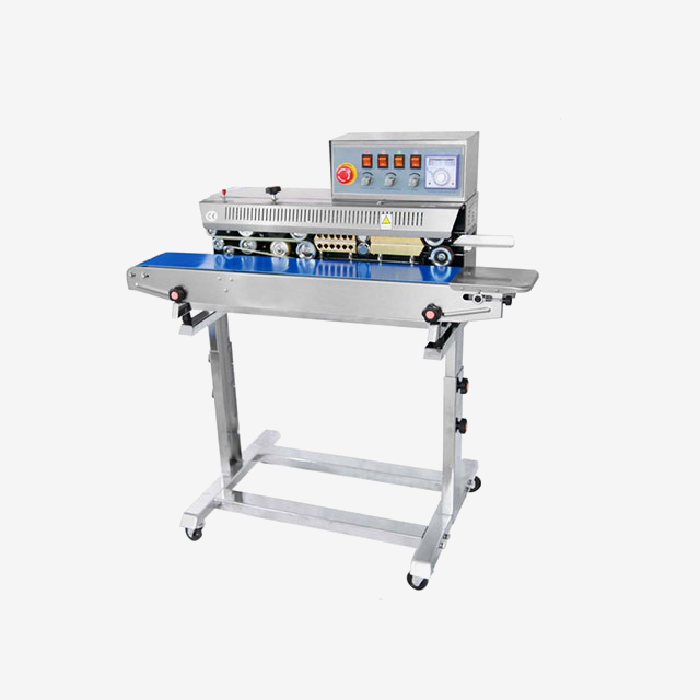 Heat Continuous Band Sealing Machine For Plastic Bags FRM-980III