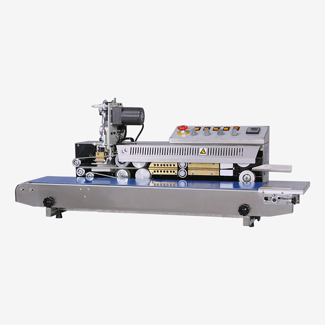 Horizontal Plastic Bag Continuous Sealing Machine with Color Ribbon FRS-1010I