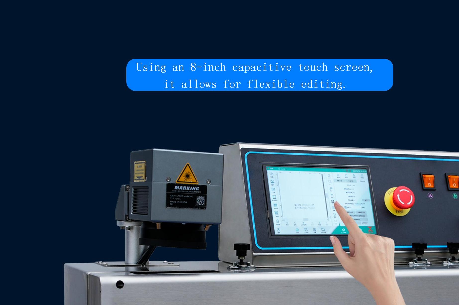 صفحه نمایش 8 اینچی لمسی